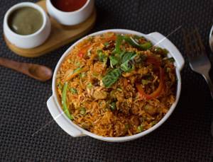 Schezwan Veg Fried Rice