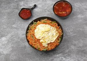 Chicken Tripal Schezwan Rice