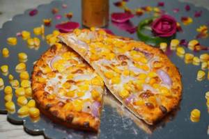 Onion And Corn Pizza