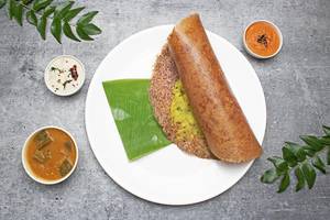 Ragi Ghee Masala Dosa