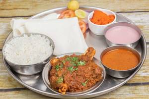 Mutton Masala Thali