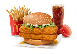 McSpicy Chicken Double Patty Burger combo