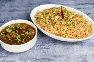 Fried Rice With Manchurian
