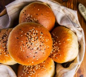 Burger Buns Brown Large 1 No