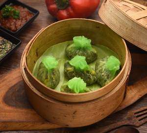 Spinach and Corn Cheese Dimsum