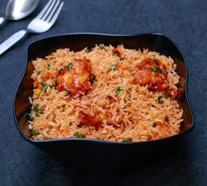 Schezwan chicken fried rice