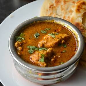 Paratha + Chicken Masala