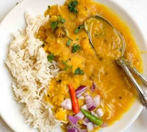 Yellow Dal + Rice (Serve-1)