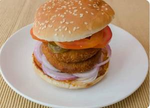 Double Tikki Crispy Burger