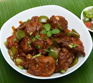 Chicken Manchurian [dry] 6pcs Boneless