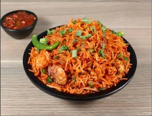 Chicken schezwan rice