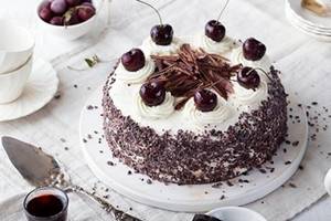 Black Forest Cherries Cake