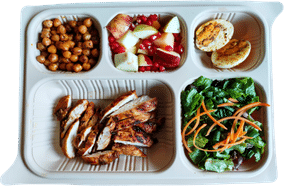 Chicken Bento Box with 4 Sides