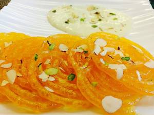 Jalebi With Rabri - 6pcs