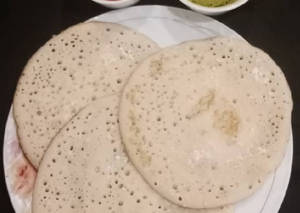 Sponge Dosa (2 Pcs) With Butter