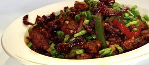 Beef chilli fry