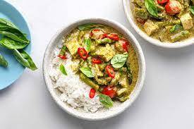 Green Thai Curry With Rice
