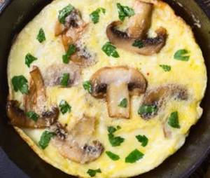 Mushroom Cheese Omelette