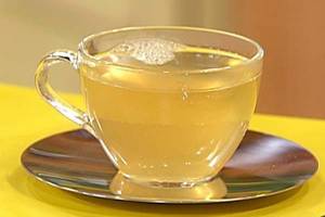 Ginger honey tea      
