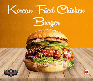 Korean Fried Chicken Burger