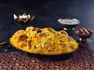 Tokhm-e-Biryani (Dum Egg Biryani - Serves 4-5)