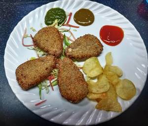 Veg. Cutlets [4 Pcs]