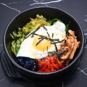 Pork Dolsot Bibimbap