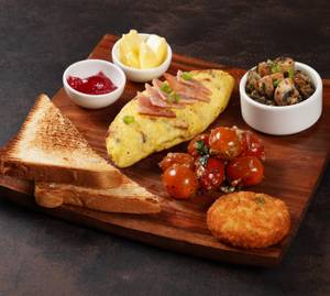 Three Meat California Omelette