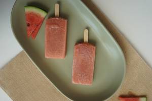 Watermelon Popsicle - Made With 100% Natural Fruit.