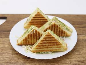 Cheese Potato Onion Grilled Sandwich