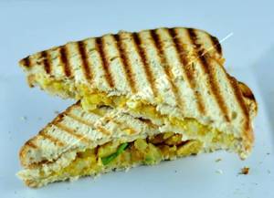 Aloo Masala Cheese Grill Sandwich