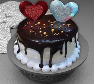 Cream Drop Chocolate Love Cake 500 Gm