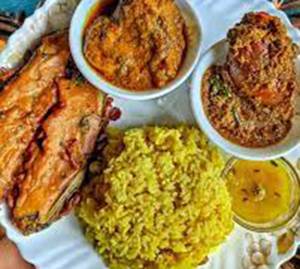 Khichdi Chicken Kosha Chatni