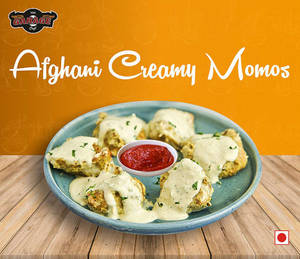 Creamy Chicken Afghani Momos