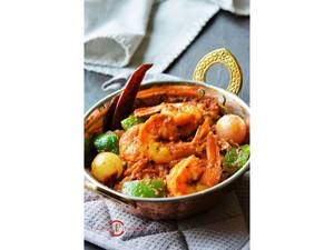 Kadai prawns