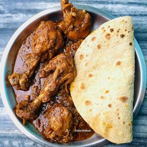 Chicken with Paratha