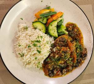Moroccan Lemon Steak Chicken 
