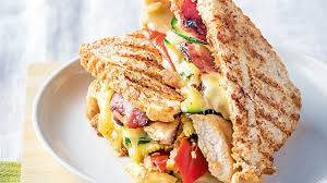 Chicken Cheese  Grilled Sandwich