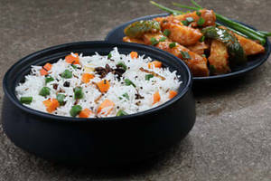 Veg Manchruian + Fried Rice