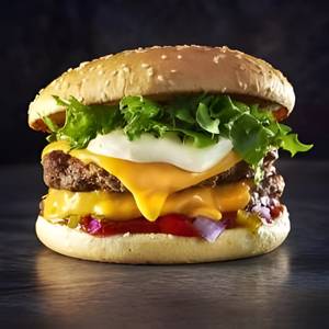 Veg cheese burger meel