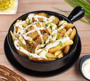 Cheesy French Fries & Wedges Duo