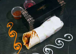 Arabian plat shawarma