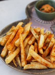 Peri Peri Fries With Cheese