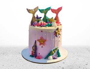 Magical Mermaid Drip Cake