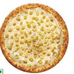 9 Inch Medium Double Cheese Sweet Corn Pizza