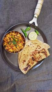 Mixed Veg Tawa Paratha