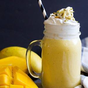 Mango ice cream shake