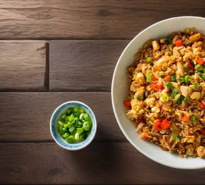 Chicken Green Pepper Ginger Rice