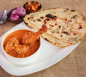 Butter Chicken with Butter Naan