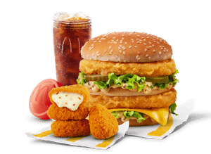 Chicken Big Mac + Cheesy Veg Nuggets 4 Pc + Coke